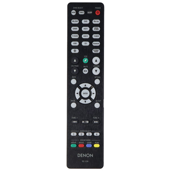 Denon OEM Remote Control (RC-1218) for Select Denon Receivers - Black