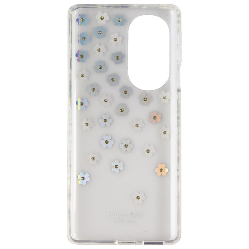 Kate Spade Case for Motorola Edge+ 5G UW (2022) - Iridescent Scattered Flowers