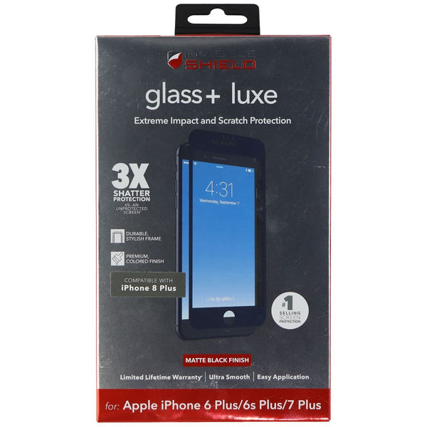 ZAGG InvisibleShield (Glass+ Luxe) Screen Protector for iPhone 7+/6s+/6+ - Black