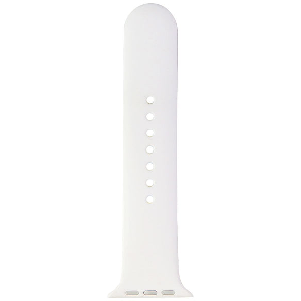 Apple Watch Sport Band Strap (S/M) 45/44/42mm - White (2nd Gen) / Adjusting Side