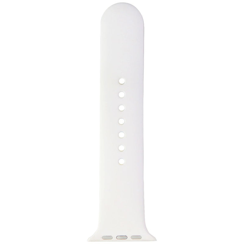 Apple Watch Sport Band Strap (S/M) 45/44/42mm - White (2nd Gen) / Adjusting Side