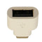 Universal USB to USB-C (Type C) Short OTG Adapter for USB-C Devices - White