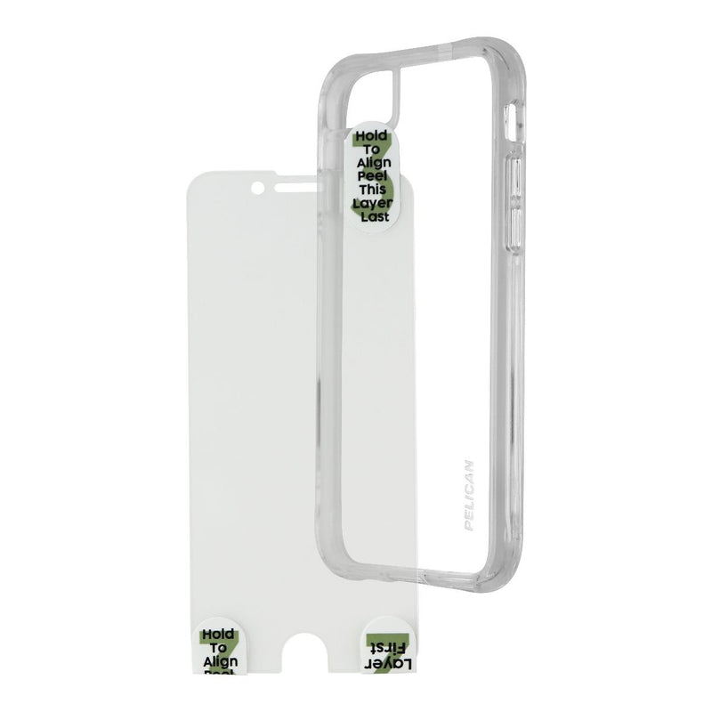 Pelican Protection Pack Case and Glass for iPhone SE (2nd Gen) / 8 / 7 - Clear