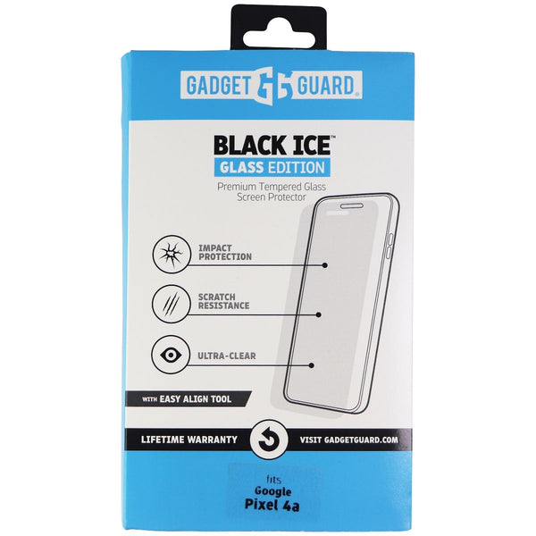 Gadget Guard Black Ice Glass with Easy Align Tool for Google Pixel 4a - Clear