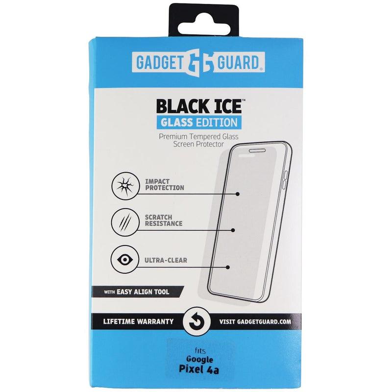 Gadget Guard Black Ice Glass with Easy Align Tool for Google Pixel 4a - Clear