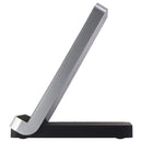 PureGear 15-Watt Fast Wireless Charging Stand for Qi Smartphones - Black/Silver