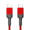 UBREAKIFIX (10-Ft) Durability Series USB-C to USB-C Braided Cable - Red