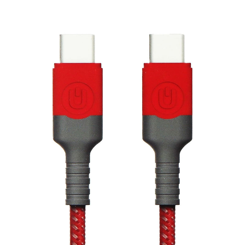 UBREAKIFIX (10-Ft) Durability Series USB-C to USB-C Braided Cable - Red