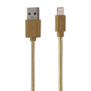 Braided (3.3-Foot) USB Charge and Sync Cable for Apple Devices - Gold