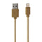 Braided (3.3-Foot) USB Charge and Sync Cable for Apple Devices - Gold