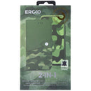 Ercko 2-in-1 Magnet Wallet Leather Case for Apple iPhone Xs/X - Camo Green