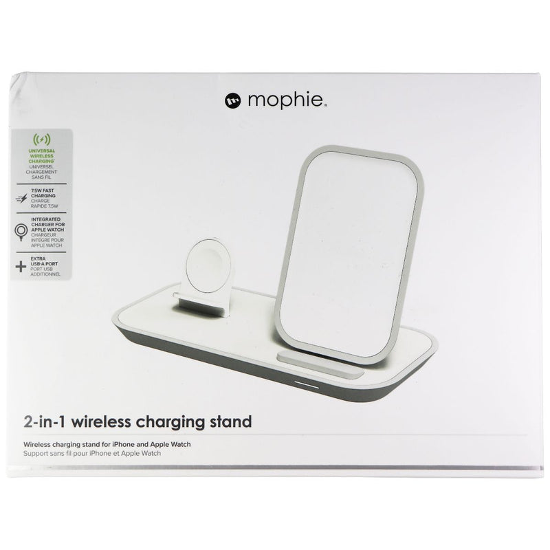 Mophie 2-in-1 Wireless Charging Stand for iPhone & Apple Watch (All Series)