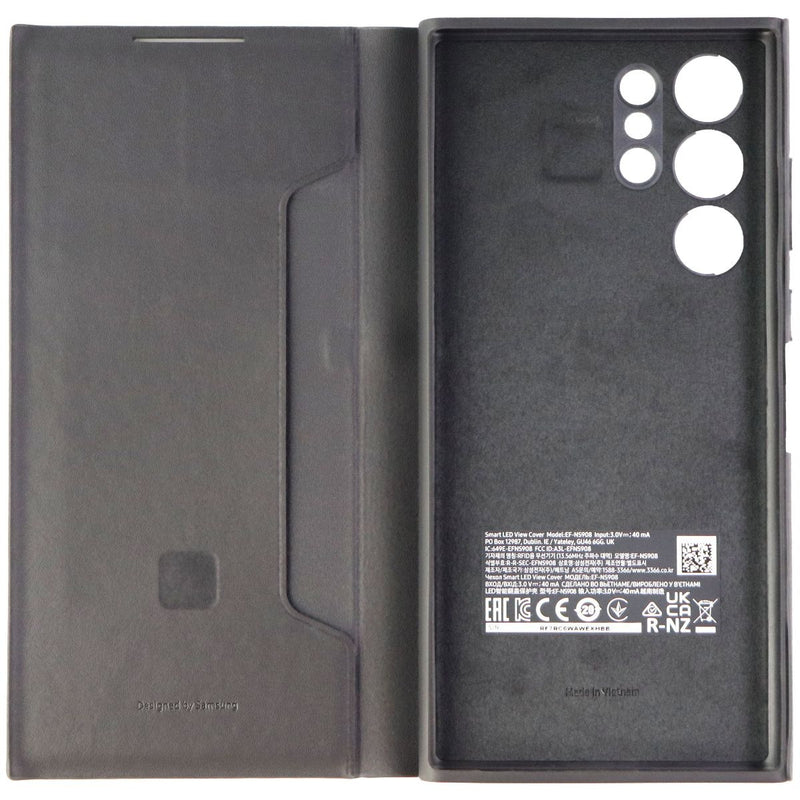 Samsung Smart LED View Cover for Galaxy S22 Ultra - Black