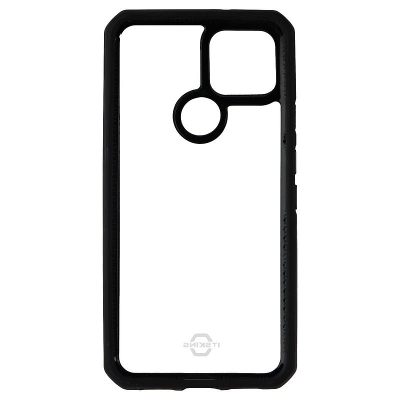 ITSKINS Hybrid Solid Series Case for Google Pixel 5 - Black/Clear