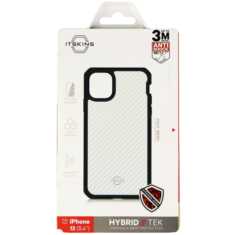 ITSKINS Hybrid Tek Protective Case for Apple iPhone 12 Mini - Black/Clear