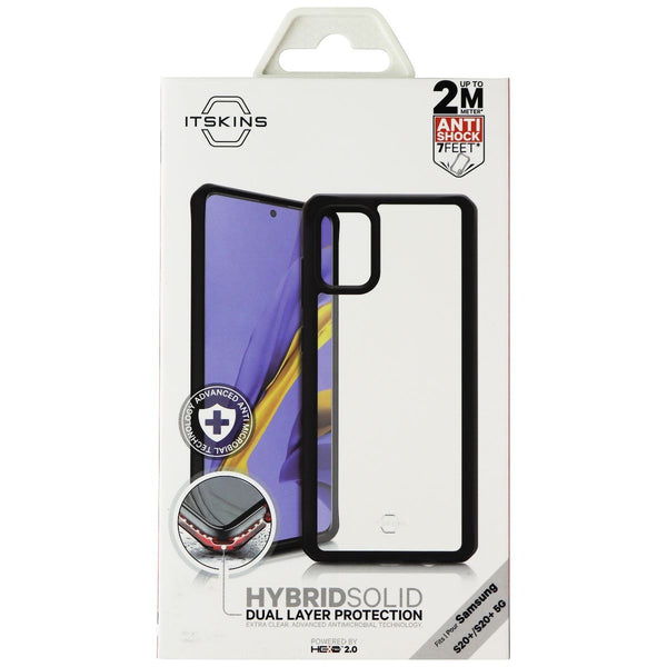 ITSKINS Hybrid Solid Series Case for Samsung Galaxy (S20+) 5G - Black/Clear