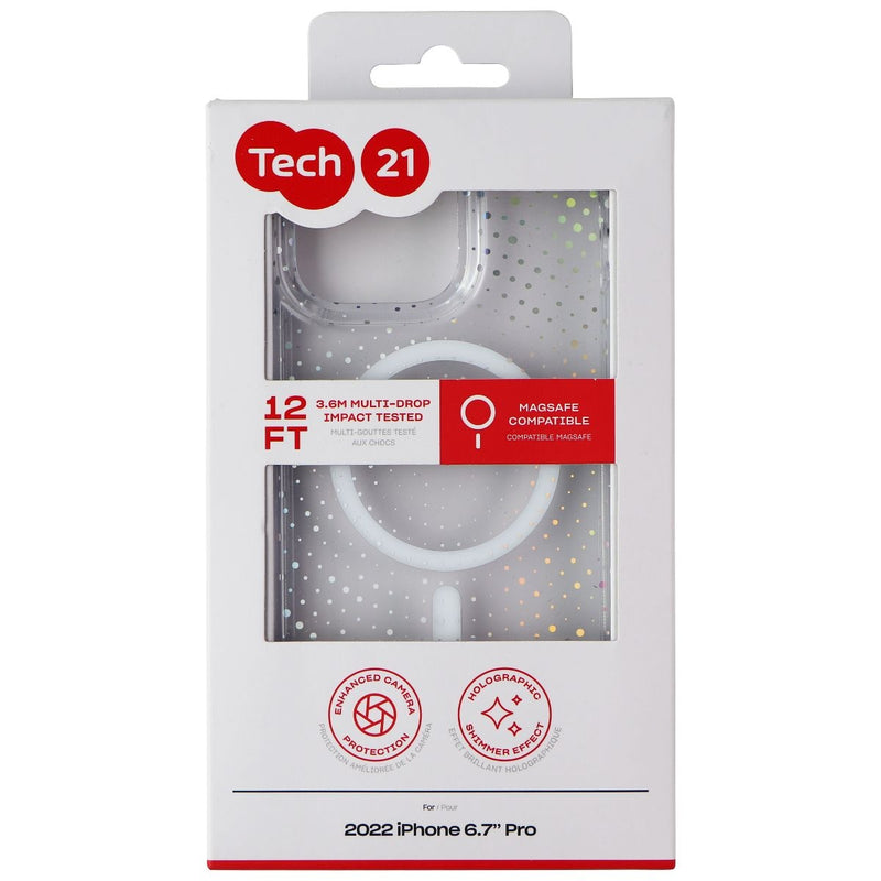 Tech21 Evo Sparkle Case for MagSafe for iPhone 14 Pro Max - Radiant