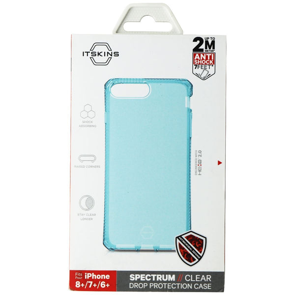 ITSKINS Spectrum Clear Case for Apple iPhone (8+/7+/6S+/6+) - Light Blue