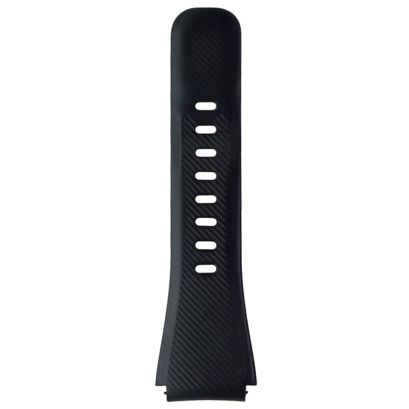 Samsung Gear S3 Silicone Replacement Strap (22mm) Small - Black/Adjusting Side