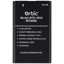 Orbic Rechargeable 3,000mAh 3.7V Li-ion Battery - Black (BTE-3003 / RC400L)