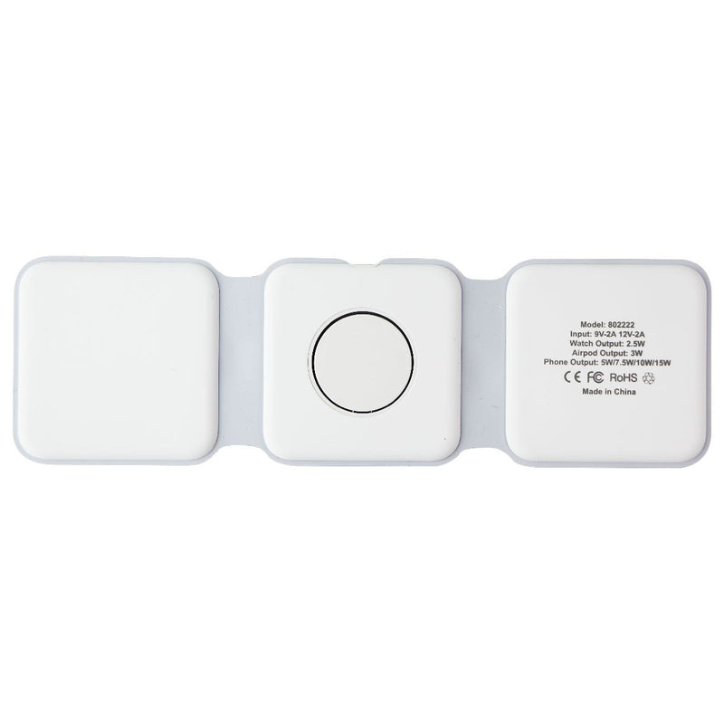 Magnetic Foldable 3 in 1 Charging Station for iPhone 14/13/12/SE/11 and iWatch