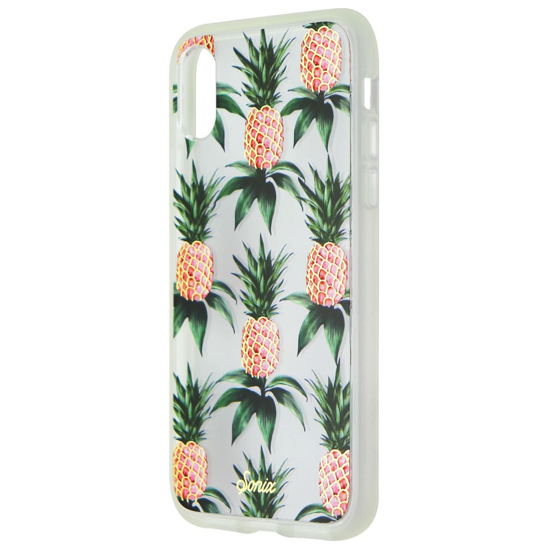 Sonix Clear Coat Case for Apple iPhone XS / iPhone X - Pink Pineapple
