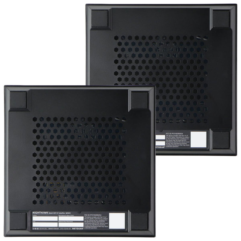 NETGEAR Nighthawk Home Mesh WiFi 6 System (MK63) w/ 2 Satellites - Black