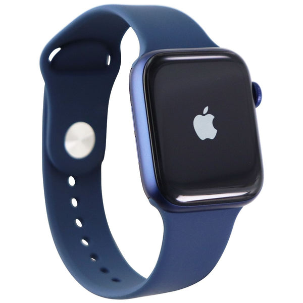 Apple Watch Series 6 (GPS Only) - 44mm Blue Aluminum/Blue Sport Band (A2292)