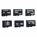Miscellaneous 2GB Micro SD Memory Card for Cameras and Phones - 1 Card
