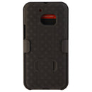 Verizon OEM Shell Holster Stand Combo Protective Case Cover for HTC 10 - Black