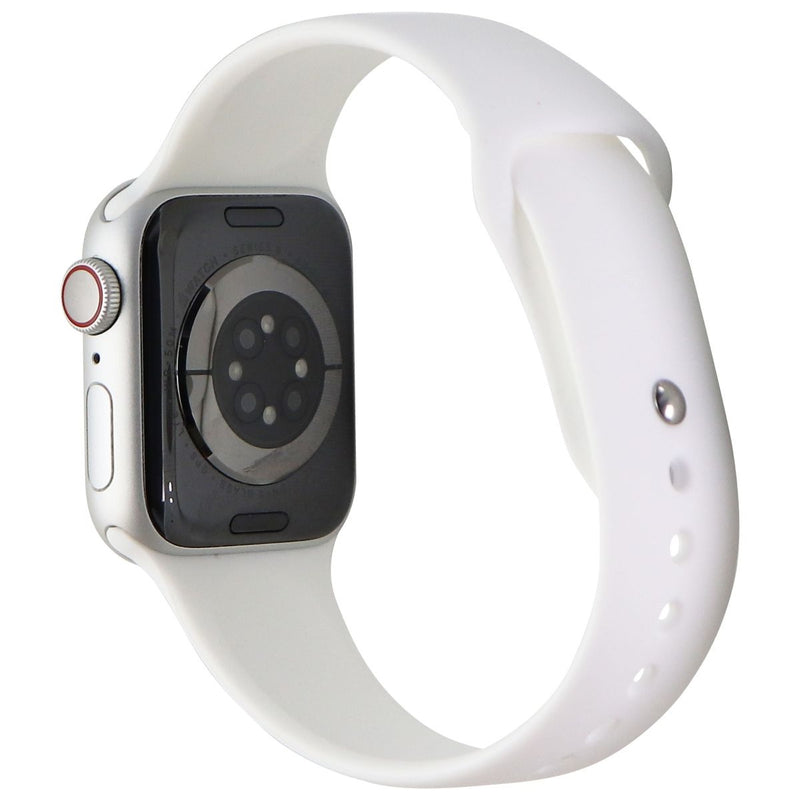 Apple Watch Series 6 (GPS + LTE) A2293 40mm Silver Aluminum / White Sport Band