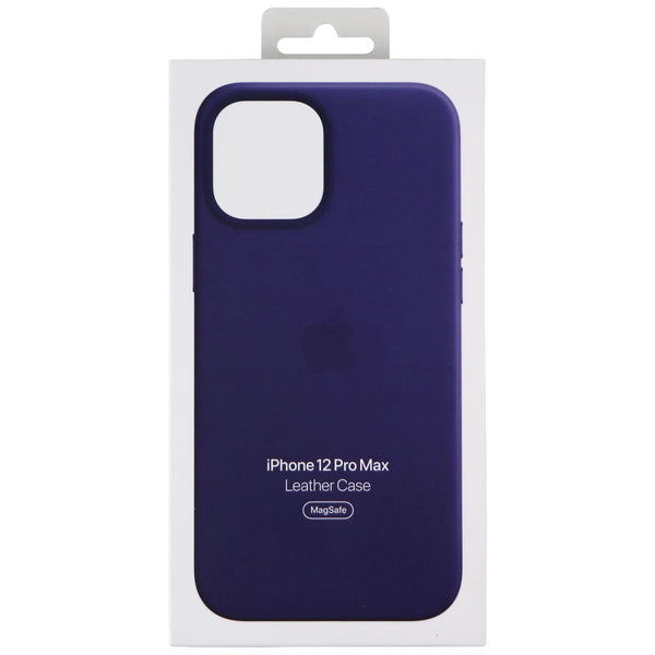 Apple Leather Case for MagSafe (for iPhone 12 Pro Max) - Deep Violet MJYT3ZM/A