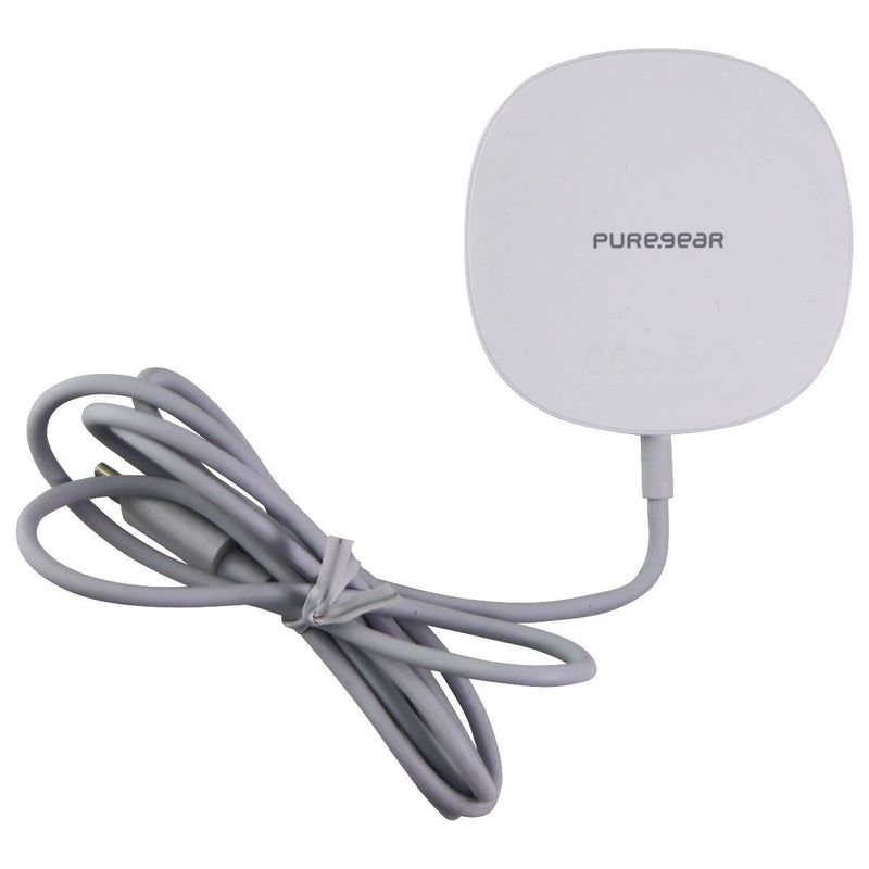 PureGear 15W Qi Fast Wireless Charging Pad for iPhone & More - White