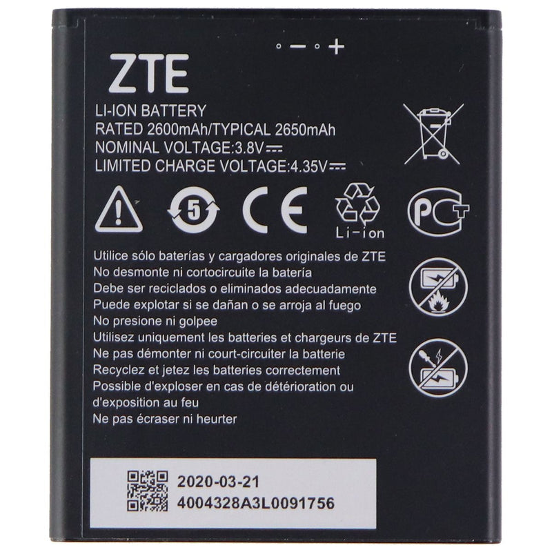 ZTE Li-ion Rechargeable 2650mAh 3.8V Battery - Black (Li3826T43P4h705949)