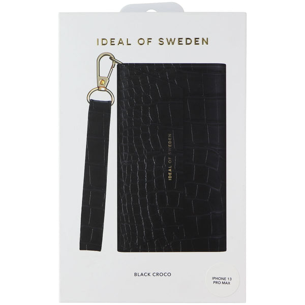 iDeal of Sweden Casstte Clutch Case for Apple iPhone 13 Pro Max - Black Croco
