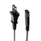 UNIELEC UC-224 UP-117 (2.5FT) Universal 2 Prong Cord (125V/10A) - Black E65714