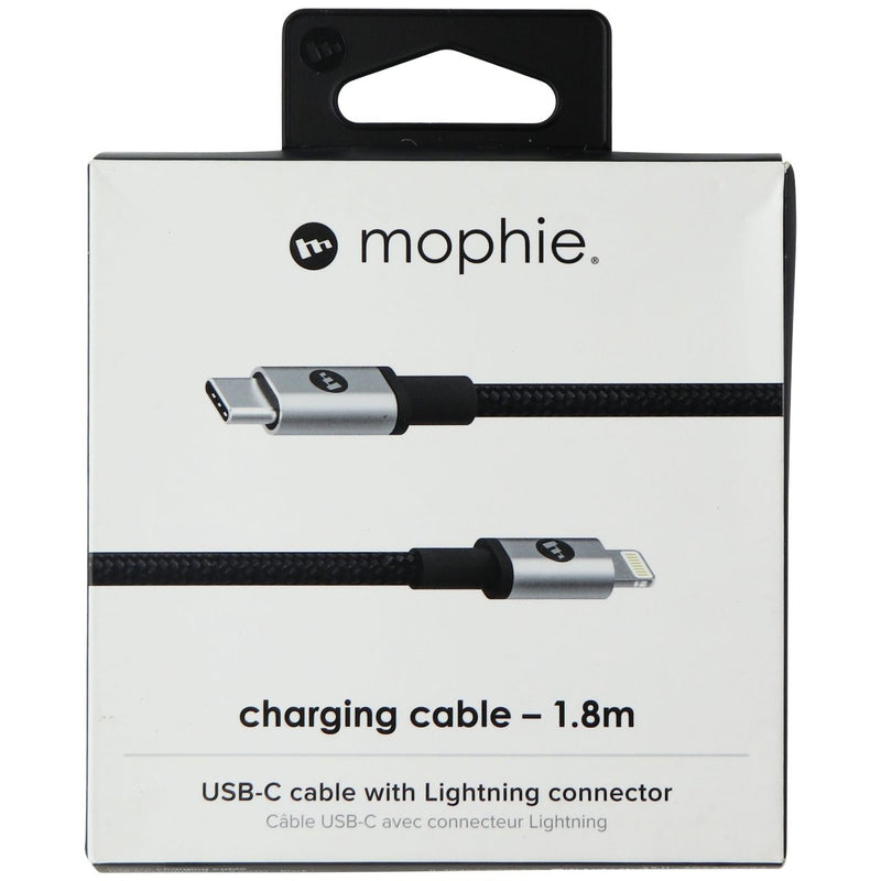 Mophie Fast Charge USB-C to 8-Pin Cable (6FT) - Black