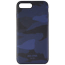 Jack Spade Co-mold Inlay Case for iPhone 8 Plus & 7 Plus - Camo Blue Leather