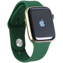 Apple Watch Series 6 (GPS + LTE) A2294 - 44mm Gold Stainless Steel/Green Sp Band