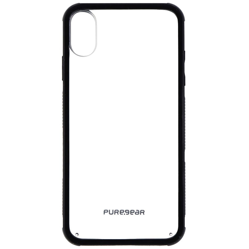 PureGear DualTek Clear Series Hybrid Case for Apple iPhone Xs Max - Clear/Black