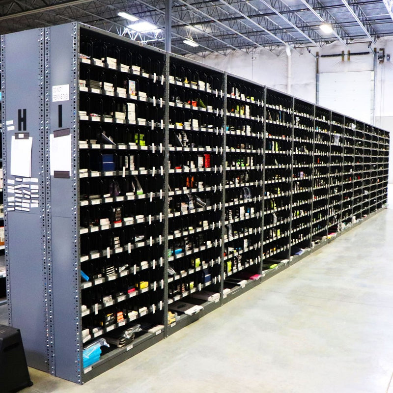 Shelf Separator / Divider with Snap on Clip (12-inch x 6-inch) - Black