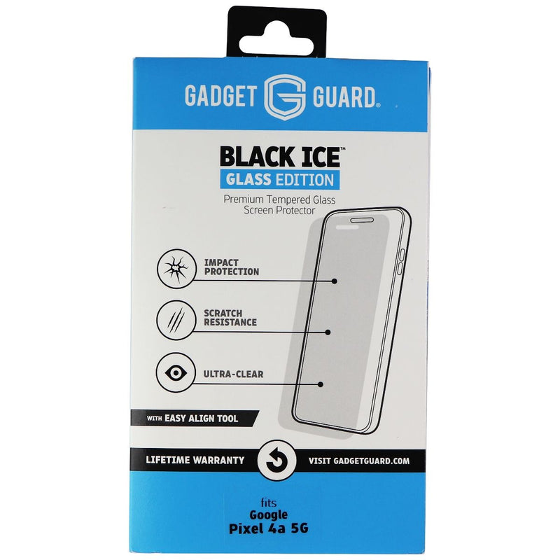 Gadget Gaurd Black Ice Glass with Align Tool for Google Pixel 4a 5G - Clear