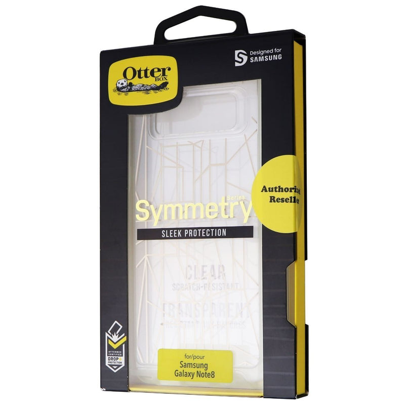 OtterBox Symmetry Series Case for Samsung Galaxy Note8 - Clear/Drop Me A Line