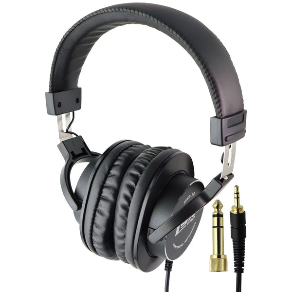 LyxPro HAS-10 Closed Back Over Ear Professional Studio Headphones - Black