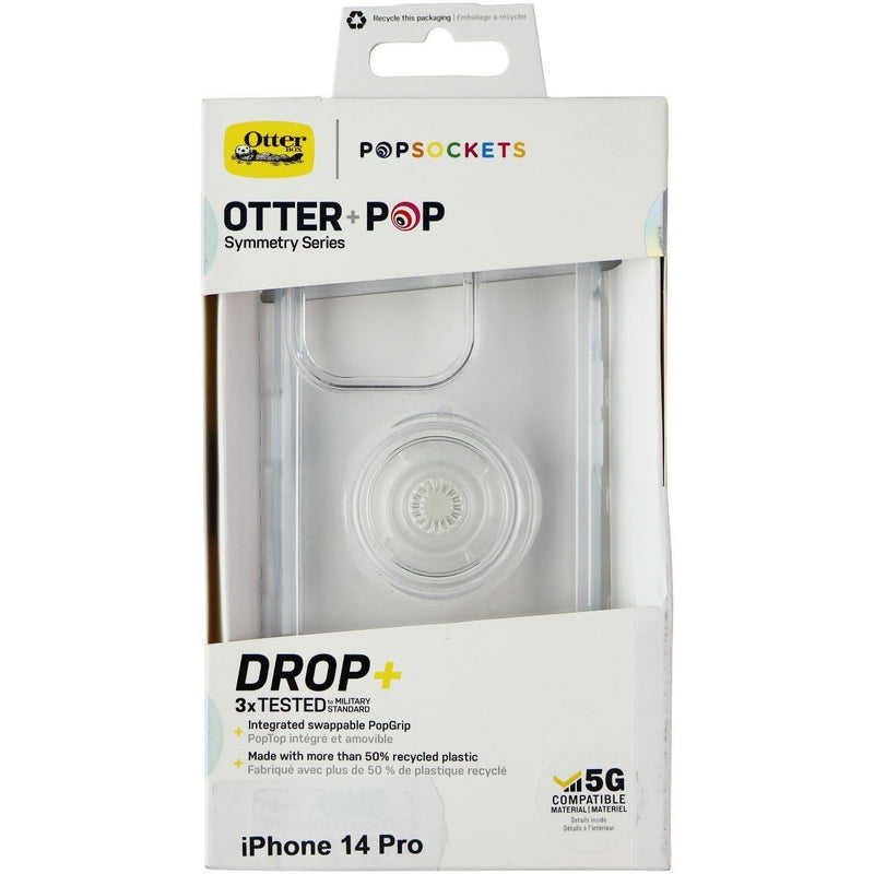 Otterbox Otter+Pop Symmetry Series Case for iPhone 14 Pro - Clear
