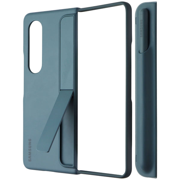 Samsung Official Standing Cover with Pen for Galaxy Z Fold4 - Gray Green