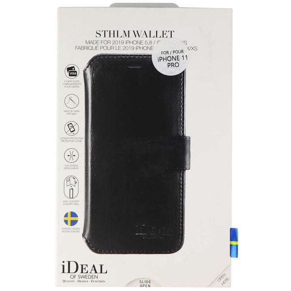 iDeal of Sweden STHLM Wallet Series Case for Apple iPhone 11 Pro/Xs/X - Black