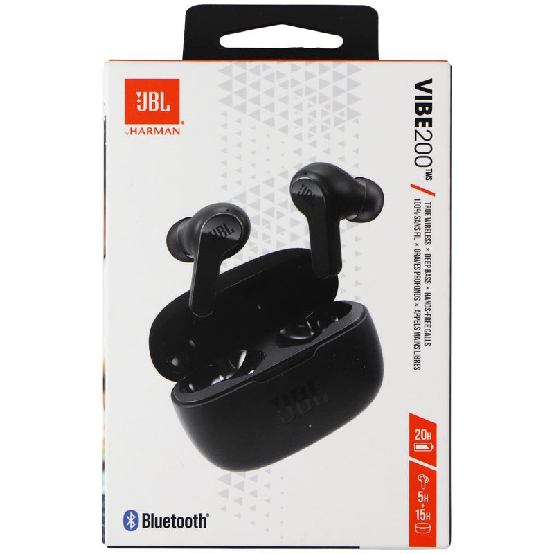 JBL Vibe 200TWS True Wireless Bluetooth Earbuds - Black (VIBE200TWS)