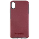 OtterBox Symmetry Series Case for Apple iPhone XS Max - Fine Port (Maroon/Gray)