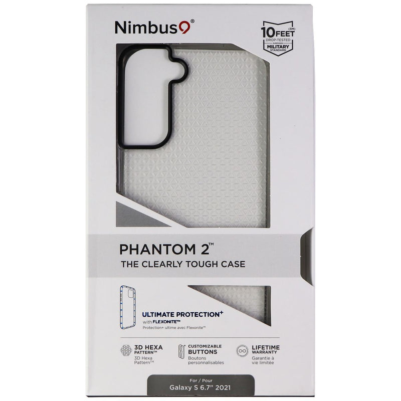 Nimbus9 Phantom 2 Series Case for Samsung Galaxy (s21+) - Clear Hexa Pattern